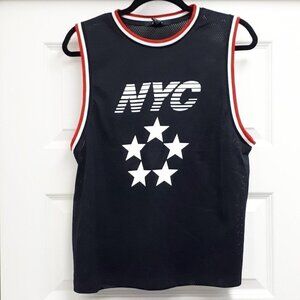NYC sleeveless jersey tank top